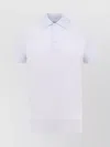 Brunello Cucinelli Lightweight Cotton Knit Polo Shirt In White