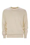 Brunello Cucinelli Men's Lightweight Cotton Sweater