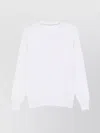 Brunello Cucinelli Lightweight Crew Neck Sweater With Soft Texture In White