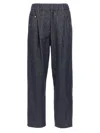 Brunello Cucinelli Lightweight Denim Five-pocket Trousers In Blue