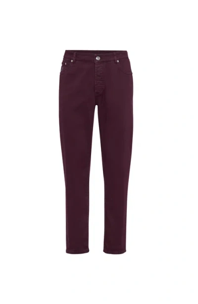 BRUNELLO CUCINELLI BRUNELLO CUCINELLI LIGHTWEIGHT DENIM TROUSERS