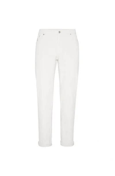 BRUNELLO CUCINELLI BRUNELLO CUCINELLI LIGHTWEIGHT DENIM TROUSERS
