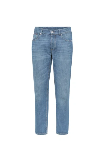 BRUNELLO CUCINELLI BRUNELLO CUCINELLI LIGHTWEIGHT DENIM TROUSERS