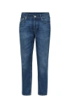 Brunello Cucinelli Lightweight Denim Trousers In Blue