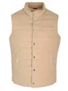 Brunello Cucinelli Lightweight Down Jacket Jackets Beige In Neutral