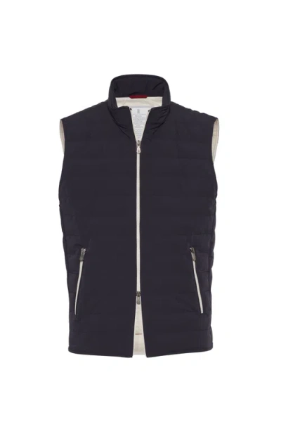 BRUNELLO CUCINELLI BRUNELLO CUCINELLI LIGHTWEIGHT DOWN VEST
