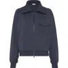 Brunello Cucinelli Lightweight French Terry Sweatshirt In Gray
