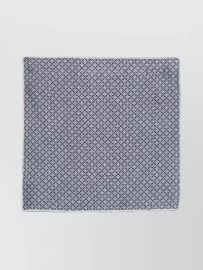 Brunello Cucinelli Lightweight Geometric Pocket Square Scarf