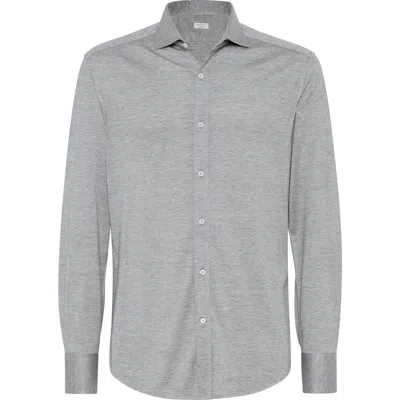 BRUNELLO CUCINELLI BRUNELLO CUCINELLI LIGHTWEIGHT JERSEY SHIRT