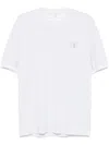 Brunello Cucinelli T-shirt Aus Leichtem Jersey In Grau