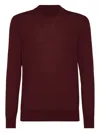 Brunello Cucinelli Red Cashmere Sweater