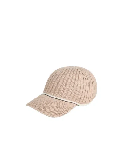 Brunello Cucinelli Lightweight Knit Hats In Neutral