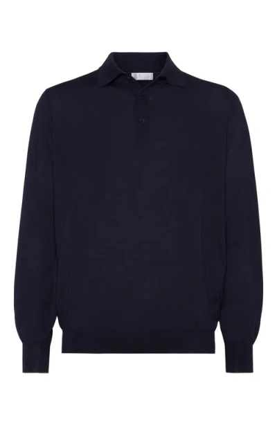 BRUNELLO CUCINELLI BRUNELLO CUCINELLI LIGHTWEIGHT KNIT POLO