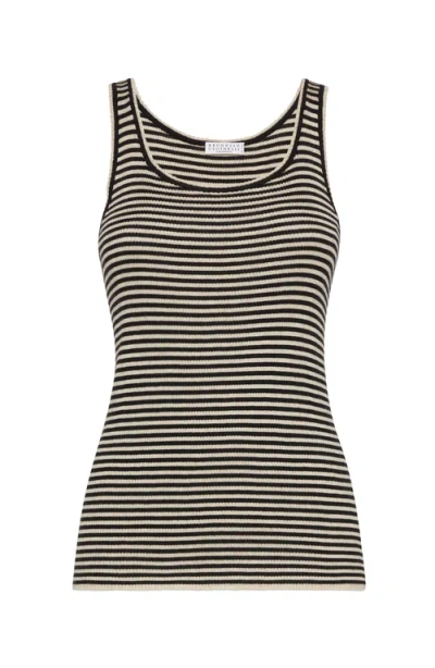 BRUNELLO CUCINELLI BRUNELLO CUCINELLI LIGHTWEIGHT KNIT TOP