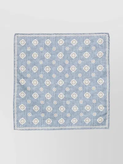 Brunello Cucinelli Lightweight Patterned Square Scarf