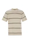 Brunello Cucinelli Striped Crewneck T-shirt