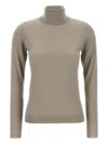 Brunello Cucinelli Sparkling Cashmere And Silk Lightweight Turtleneck Sweater