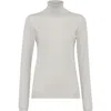 Brunello Cucinelli Cashmere Turtle-neck Sweater In Gray