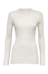 Brunello Cucinelli Women's Cashmere And Silk Lightweight Sweater In White