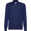 Brunello Cucinelli Half-zip High Collar Sweater