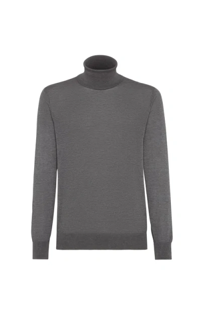 Brunello Cucinelli Lightweight Turtleneck Sweater In Gray