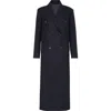 Brunello Cucinelli Lightweight Wool Fabric Overcoat In Black