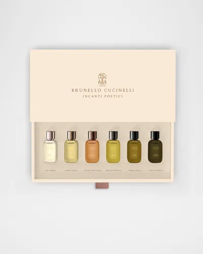 Brunello Cucinelli Limited-edition Incanti Poetici 6-piece Mini Fragrance Discovery Collection