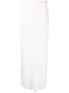 Brunello Cucinelli Women Line Blend Long Skirt In White