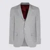 BRUNELLO CUCINELLI BRUNELLO CUCINELLI SINGLE-BREASTED LINEN BLEND BLAZER