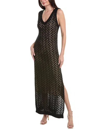Brunello Cucinelli Knitted Sleeveless Dress In Black