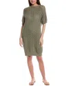 Brunello Cucinelli Linen & Silk-blend Midi Dress In Multi