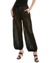 Brunello Cucinelli Linen & Silk-blend Pant In Multi