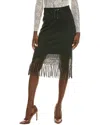 Brunello Cucinelli Linen & Silk-blend Pencil Skirt