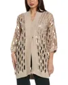 Brunello Cucinelli Linen & Silk-blend Sweater In Multi