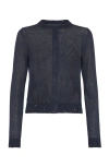 Brunello Cucinelli Linen And Silk Cardigan In Moonlight