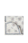 Brunello Cucinelli Graphic-print Finished-edge Pocket Square In Butter