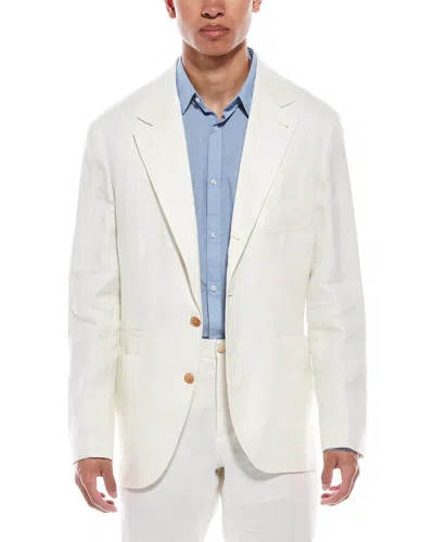 Brunello Cucinelli Linen & Wool-blend Blazer