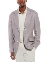 Brunello Cucinelli Linen & Wool-blend Blazer In Neutral