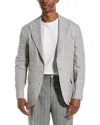 Brunello Cucinelli Linen And Cotton Suit-type Jacket In Multi