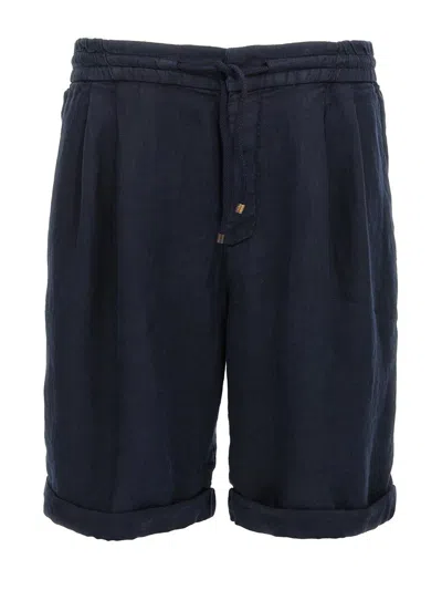BRUNELLO CUCINELLI BRUNELLO CUCINELLI LINEN BERMUDA SHORTS