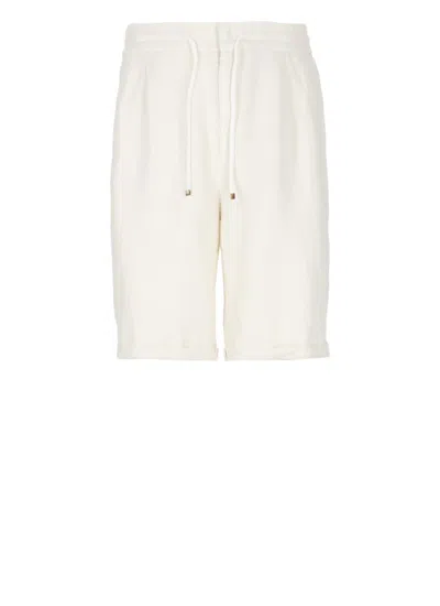 BRUNELLO CUCINELLI BRUNELLO CUCINELLI LINEN BERMUDA SHORTS