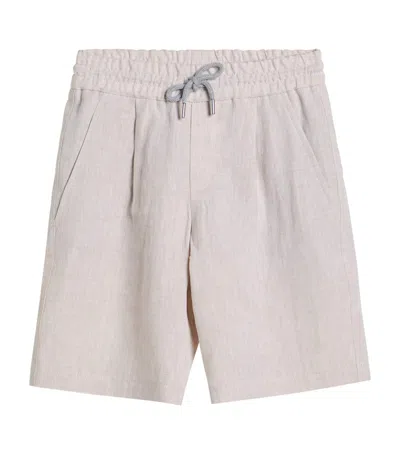 BRUNELLO CUCINELLI LINEN BERMUDA SHORTS