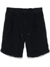 Brunello Cucinelli Men Bermuda Shorts With Drawstring In Black