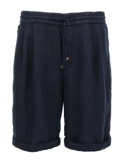 BRUNELLO CUCINELLI LINEN BERMUDA SHORTS