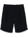 Brunello Cucinelli Bermuda Shorts With Drawstring In Black