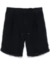 Brunello Cucinelli Men Bermuda Shorts With Drawstring In Black