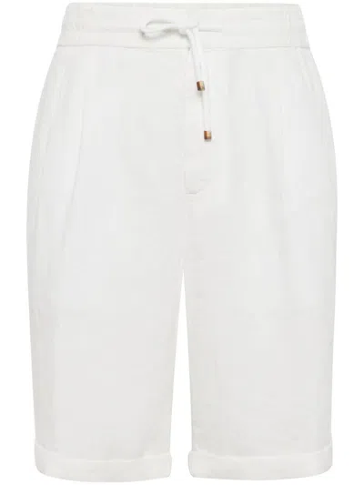 BRUNELLO CUCINELLI BRUNELLO CUCINELLI LINEN BERMUDA SHORTS
