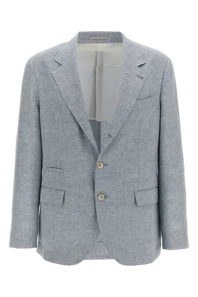 BRUNELLO CUCINELLI BRUNELLO CUCINELLI LINEN BLAZER