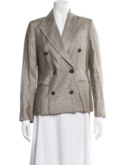 Pre-owned Brunello Cucinelli Linen Blazer