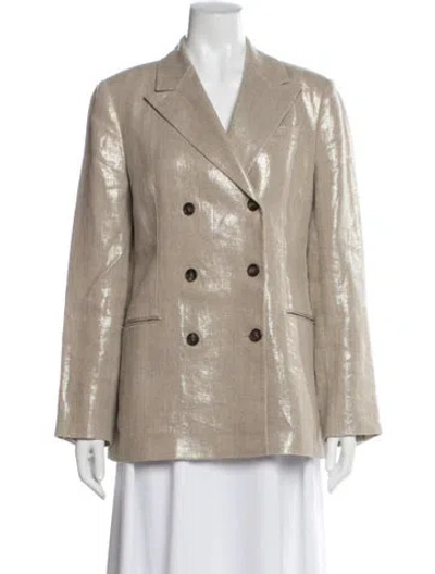 Pre-owned Brunello Cucinelli Linen Blazer